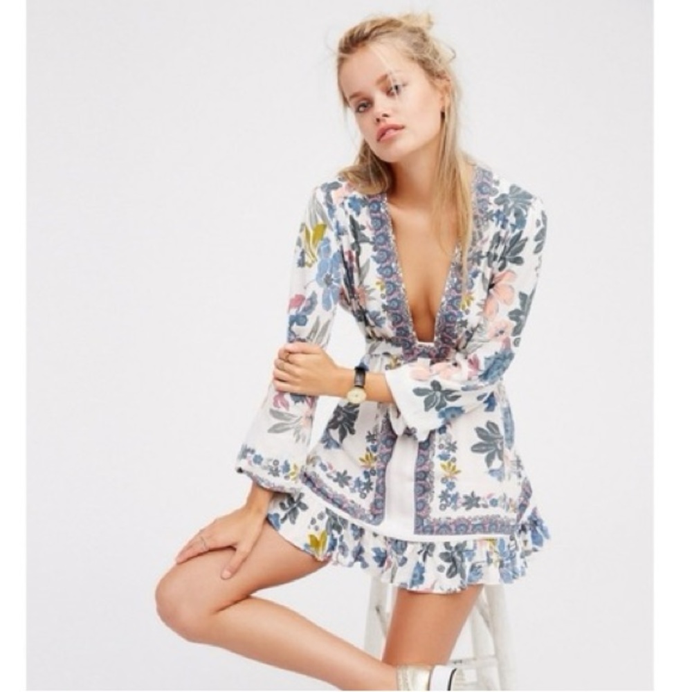 Free People Floral Tunic